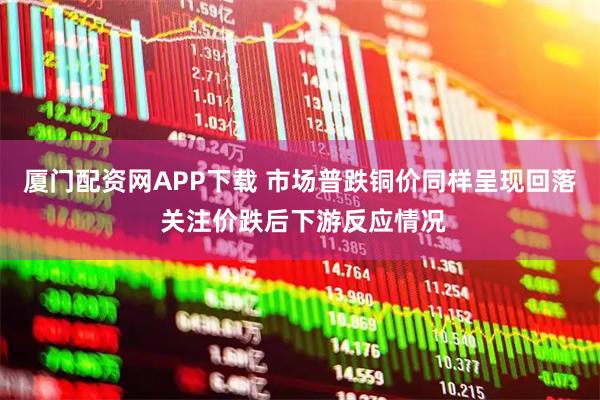 厦门配资网APP下载 市场普跌铜价同样呈现回落 关注价跌后下游反应情况