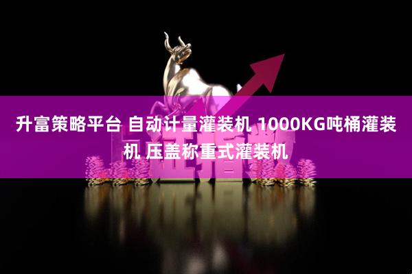 升富策略平台 自动计量灌装机 1000KG吨桶灌装机 压盖称重式灌装机